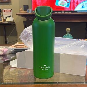 Kate Spade Vibrant Green Steel Bottle Tumbler